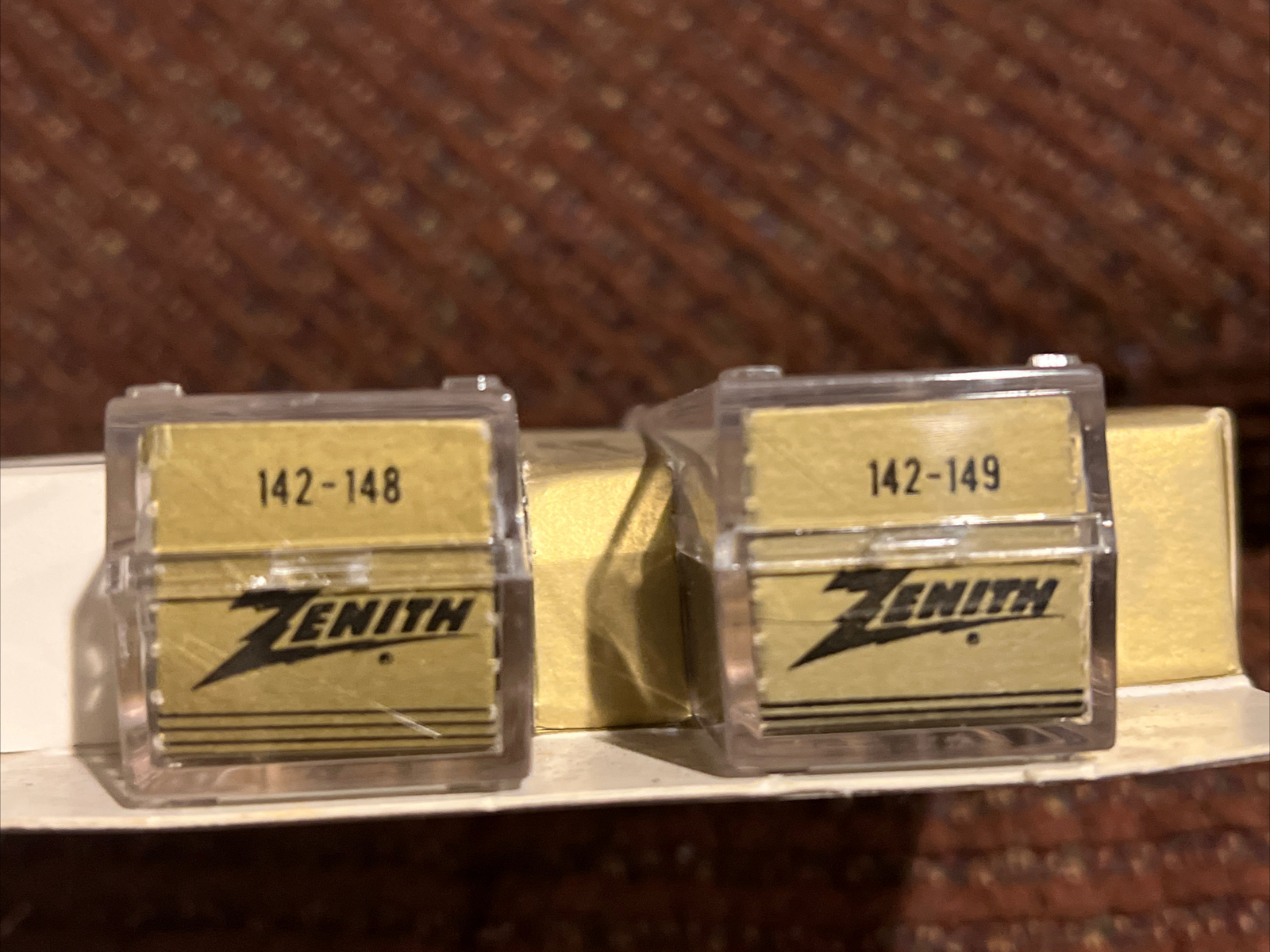 Zenith Phono Stereo & Mono Cartridges Retail Store Display set of 6