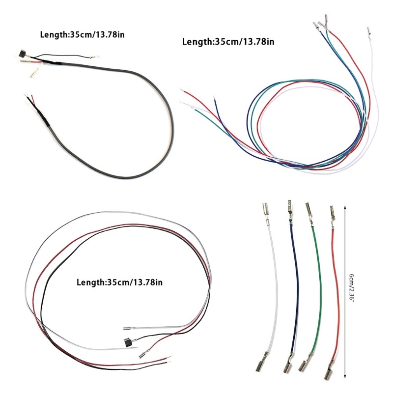 1 Set Cable Leads Header Wire Cartridge Phono Cable for Record Player Headshell