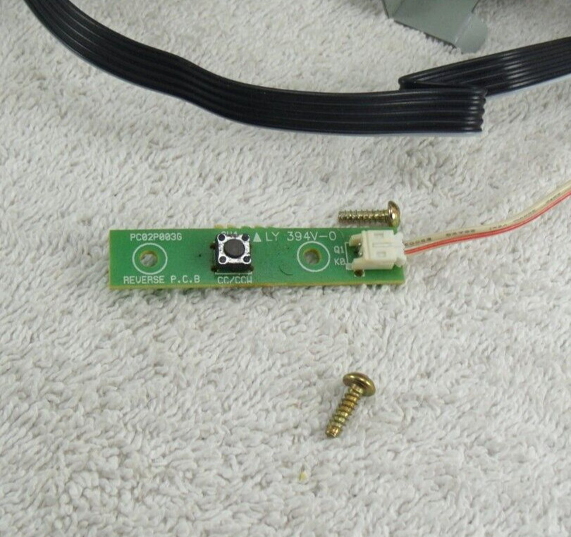 Numark TTX Power Switch Button Assembly Control Knob Parts