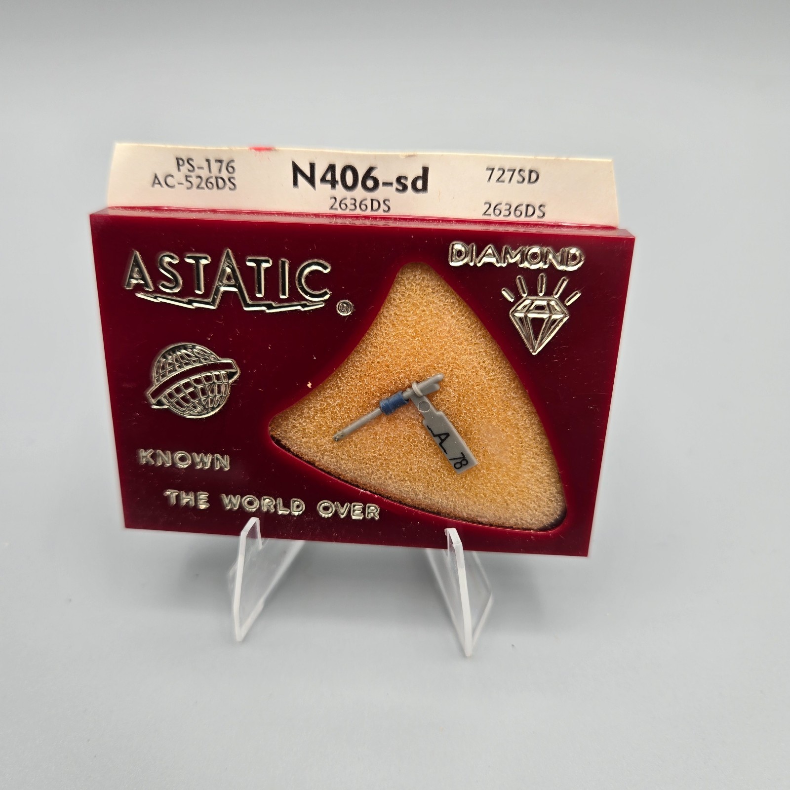 Astatic N406-sd PS-176 Diamond Sapphire Phono Needle Stylus Turntable NOS