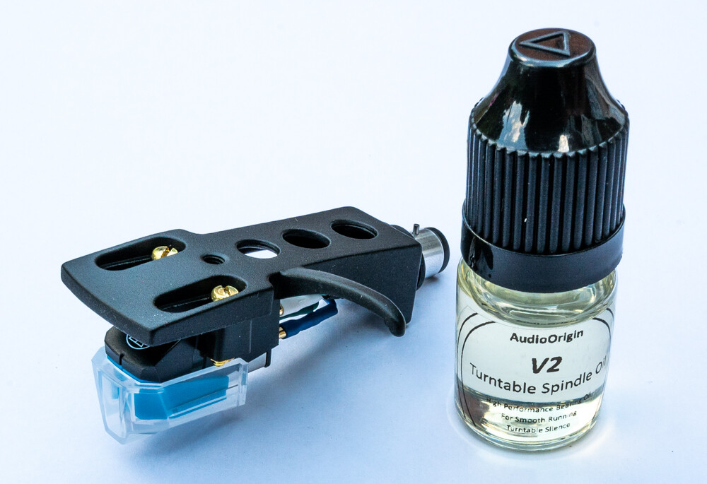 Black, Headshell, AT-VM95, Cartridge, Stylus, Oil, for Pioneer PL540, PL51, PL61
