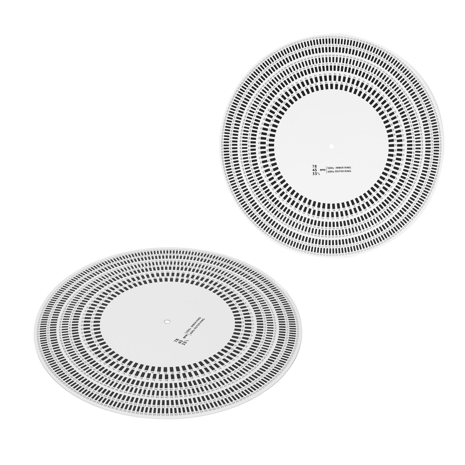 Turntable Strobe Disc Stroboscope Mat LP Stroboscope Disc Rotational Speed