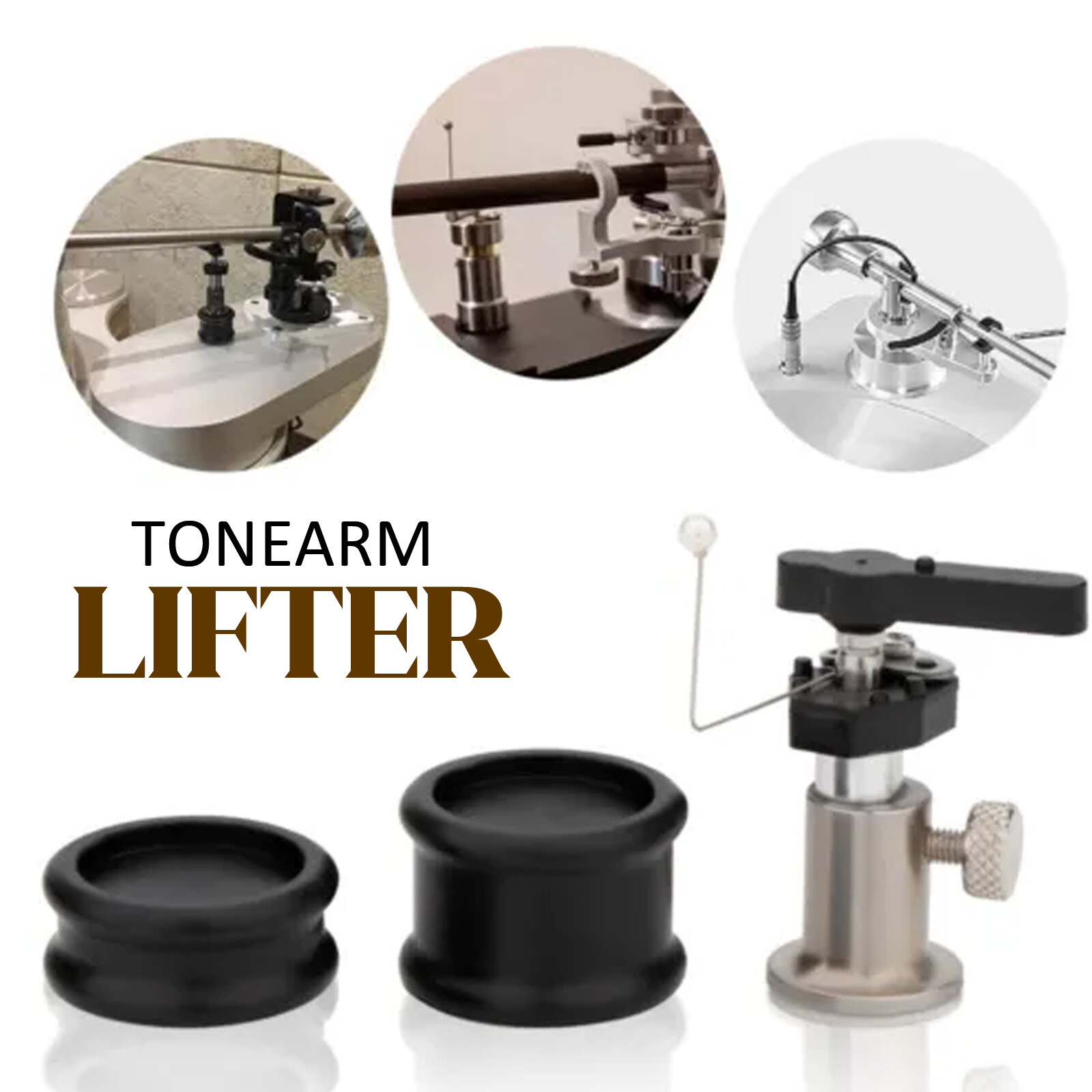 Audio Tonearm Arm Lifter Safety Raiser for Record Player LP Vinyl Turntable Disc