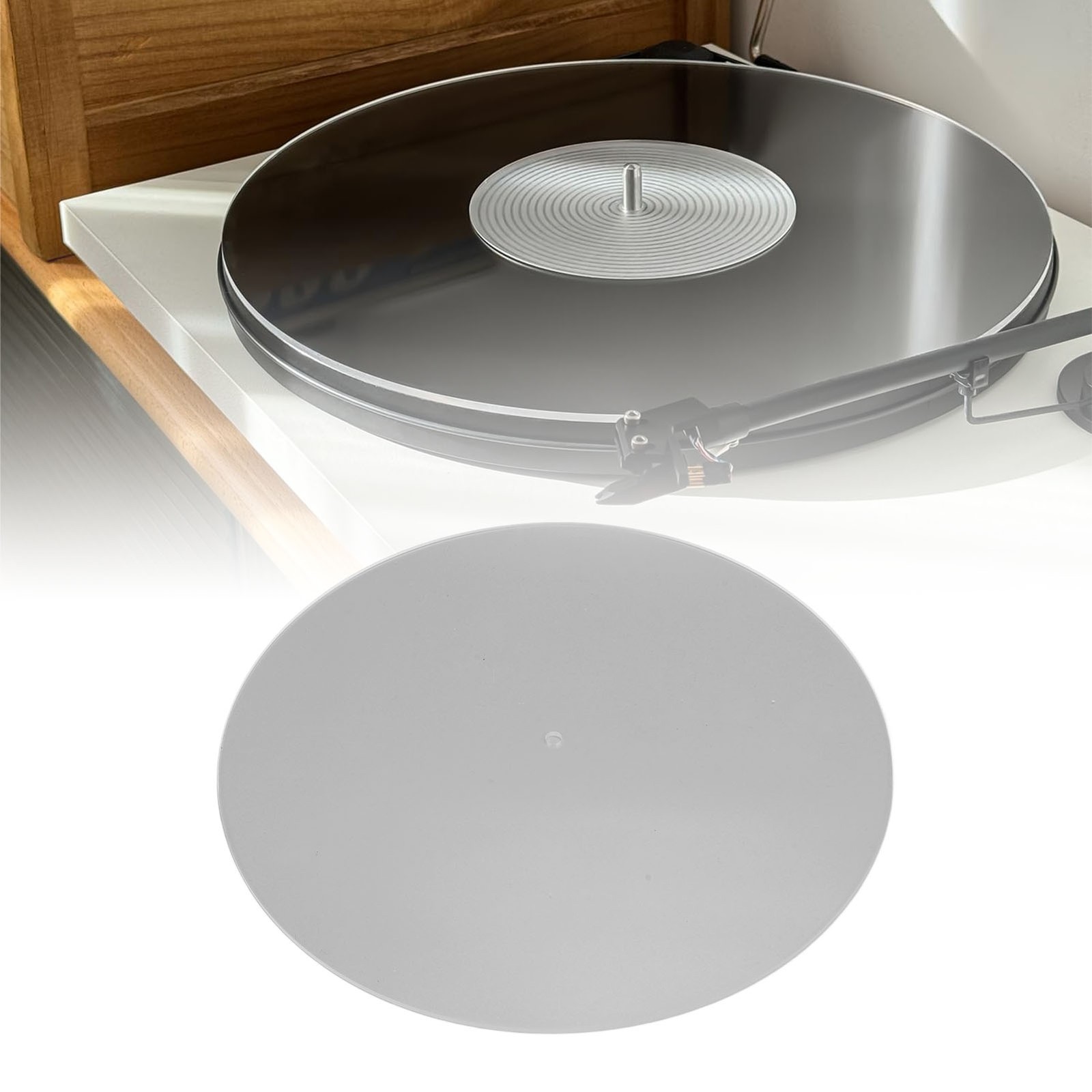 1 Acrylic Turntable Mat For Enhanced Sound Quality For 12in Turntables