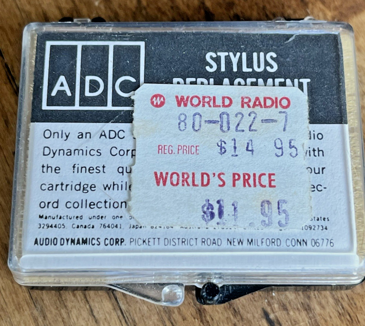 Vintage Genuine ADC R-K8E 1980 Turntable Stylus Needle Replacement QLM 32 MK lll