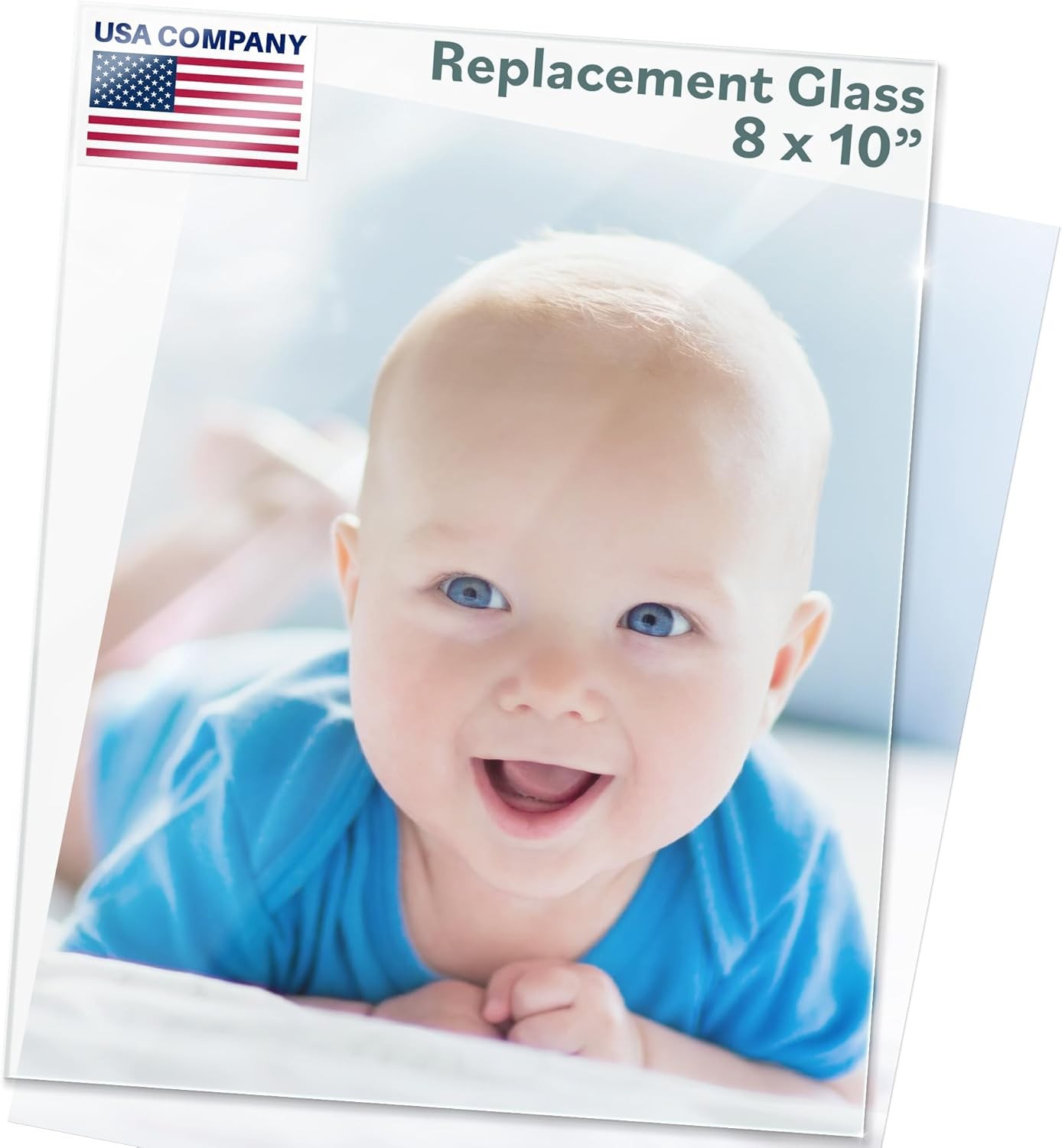 MIFFLIN-USA – Picture Frame Glass Replacement Sheets – 8×10, Crystal Clear