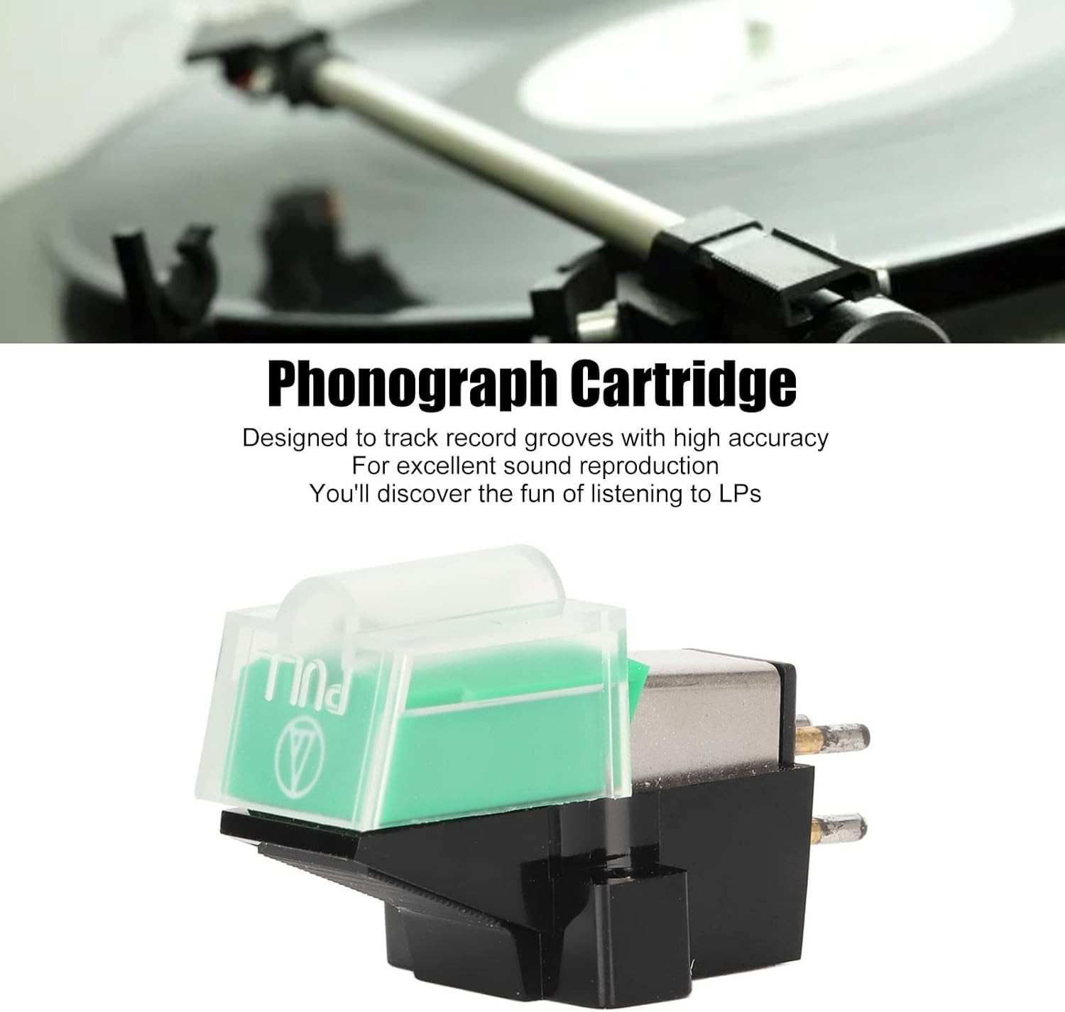 Phonograph Cartridge High Accuracy Replacement Vinyl Record Player Needles