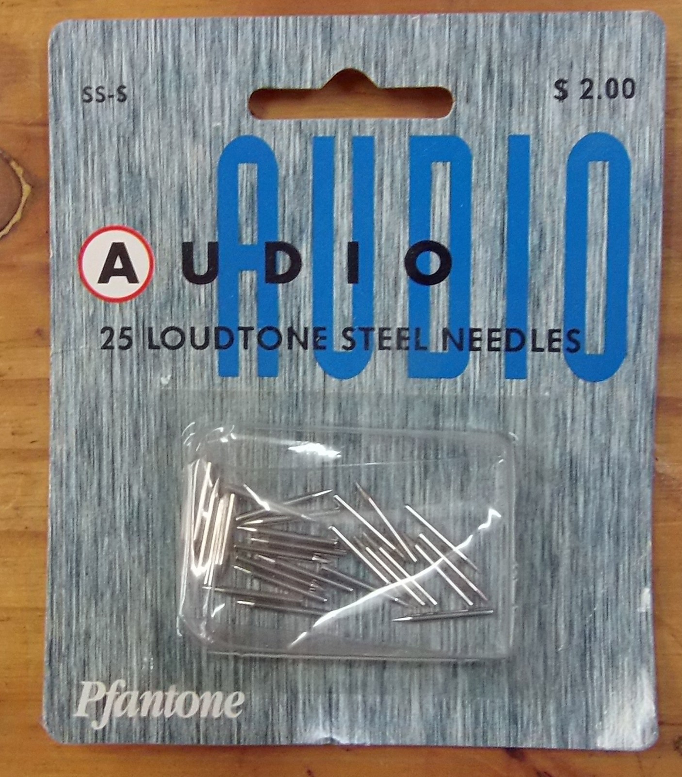 25 PFANTONE PHONOGRAPH STEEL NEEDLES 78 RPM NEEDLE FOR SET-SCREW CARTRIDGES