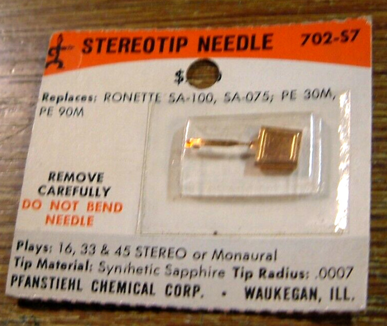 LP Needle EV3006 for Ronette DC-04 DC-122 SA-100 PE-30, W-104MGS N601-1s 702-S1
