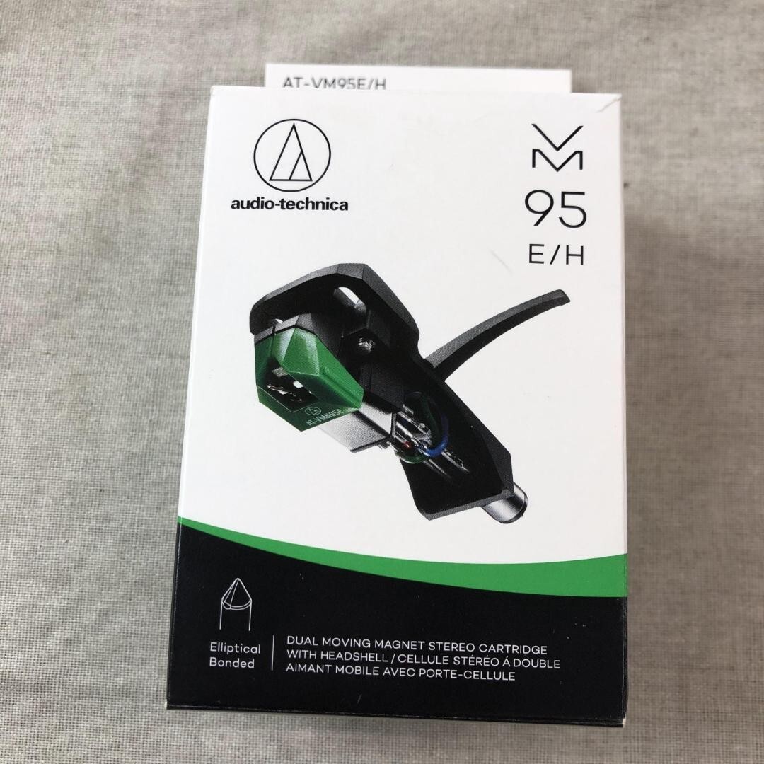 Audio-Technica Turntable Headshell/Cartridge AT-VM95E/H Combo Standard Model NEW