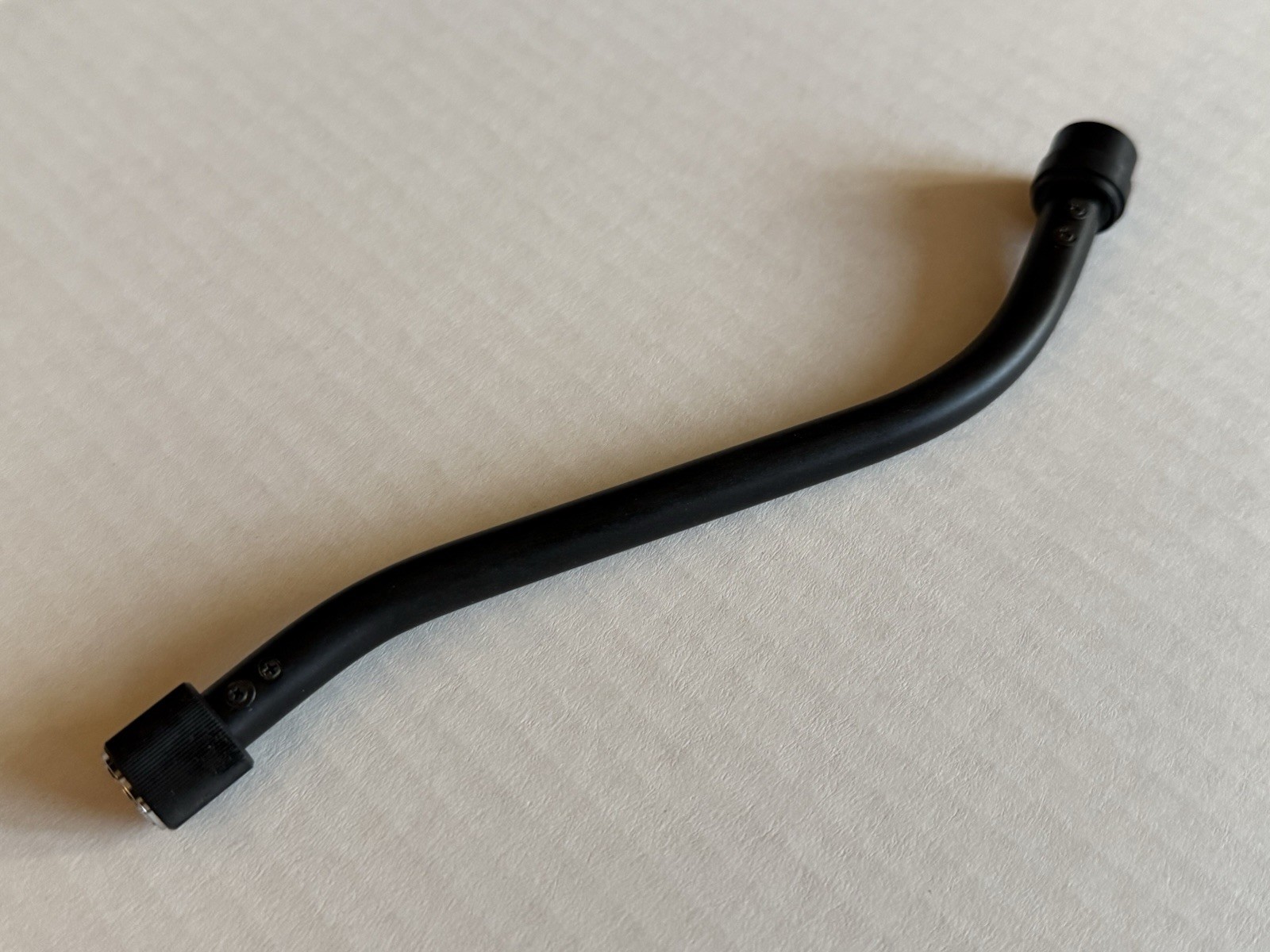 AUDIO CRAFT Black S Shaped Pipe for AC-3000 Tonearm Wand 33 grams Tested Works