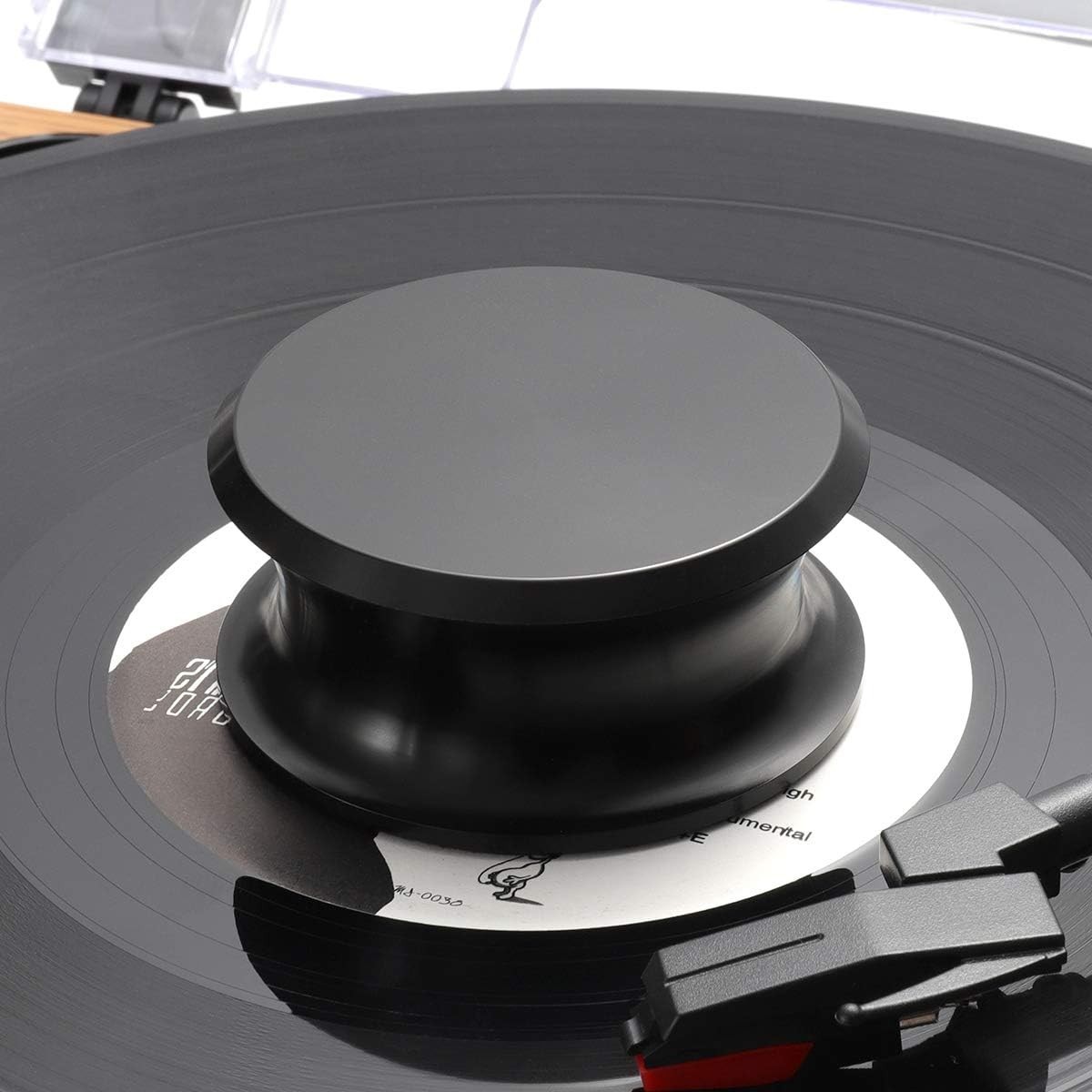Compact Vinyl Stabilizer Clamp for Superior Sound Quality – Fits Most Turntables