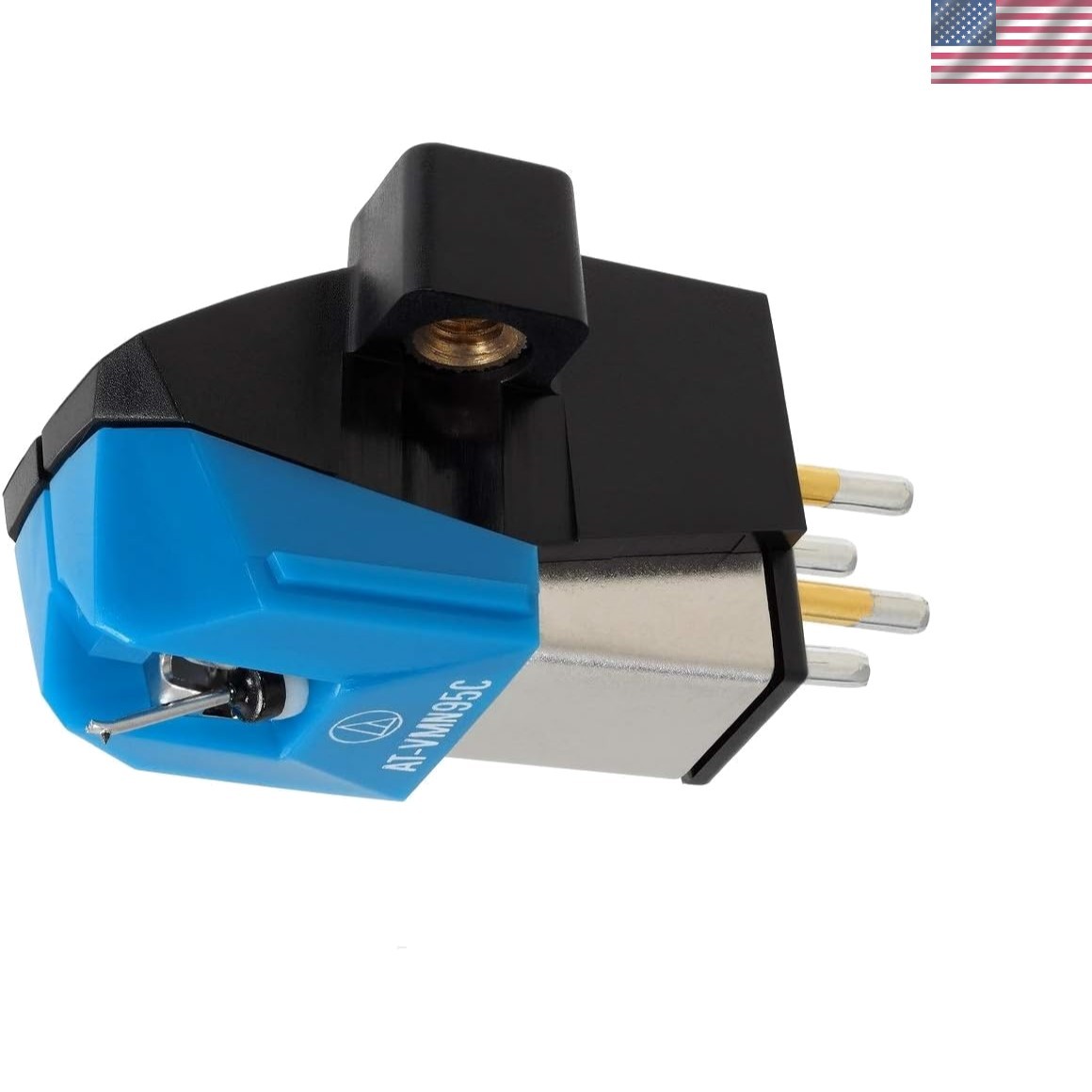 Blue Vinyl Cartridge with Aluminum Cantilever for Enhanced Sound Quality