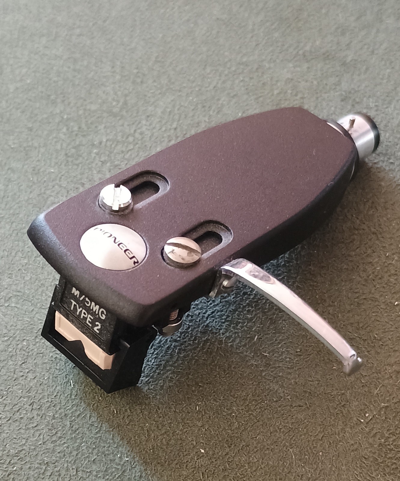 Pioneer PP-303 Headshell with Shure m75mg Head and Generic NOS Tip