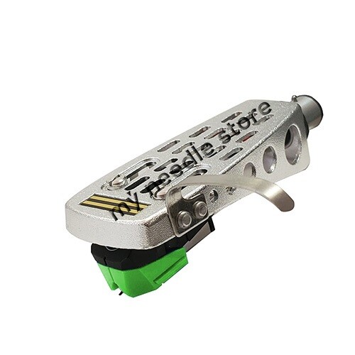 Audio Technica AT-VM95E cartridge and stylus with HS01B silver headshell