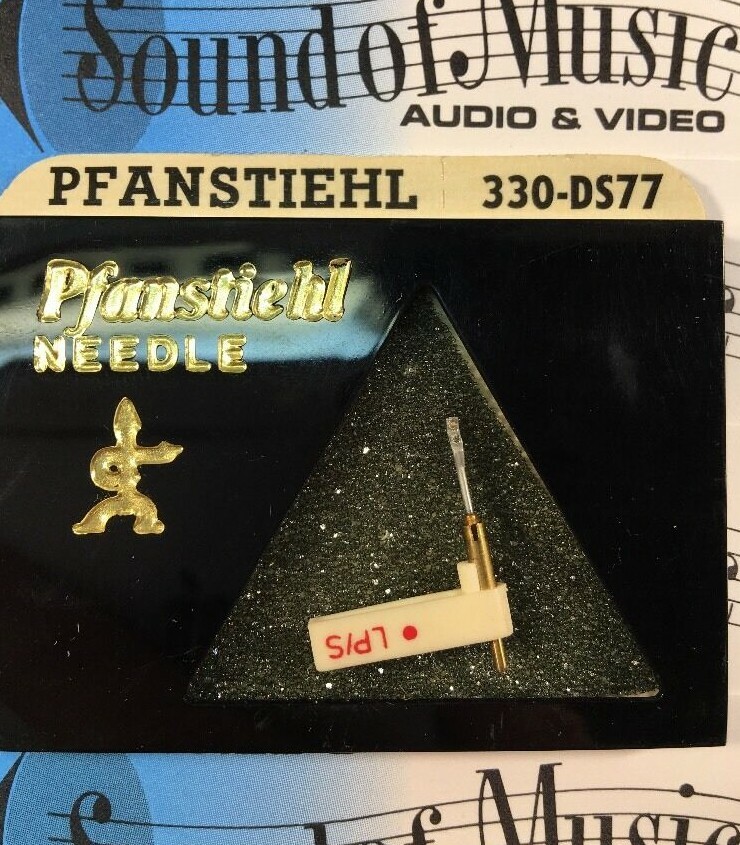NEW Pfanstiehl 330-DS77 Diamond Needle Stylus Dual Needle 330DS77 ELAC dnm 106