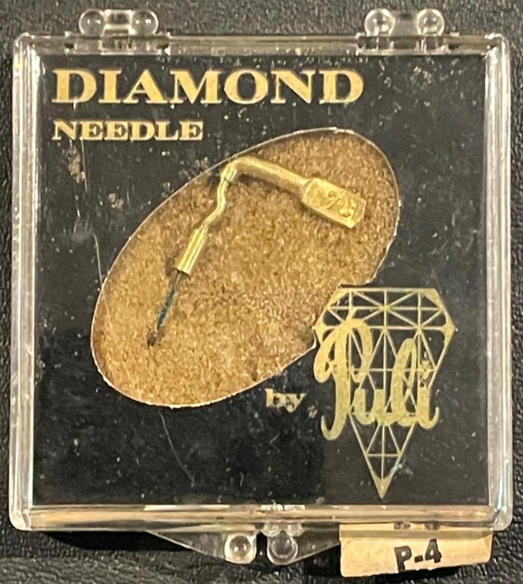 Puli P-4 Mono NOS Diamond Stylus Needle ~ Sonotone 2T 5T 7T ~ Original Jewel Box