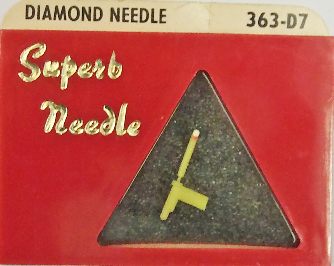 NOS RECORD NEEDLE EV 2621 EV 2621D EV 147 EV 147D FOR WEBCOR 363-S7 363-D7