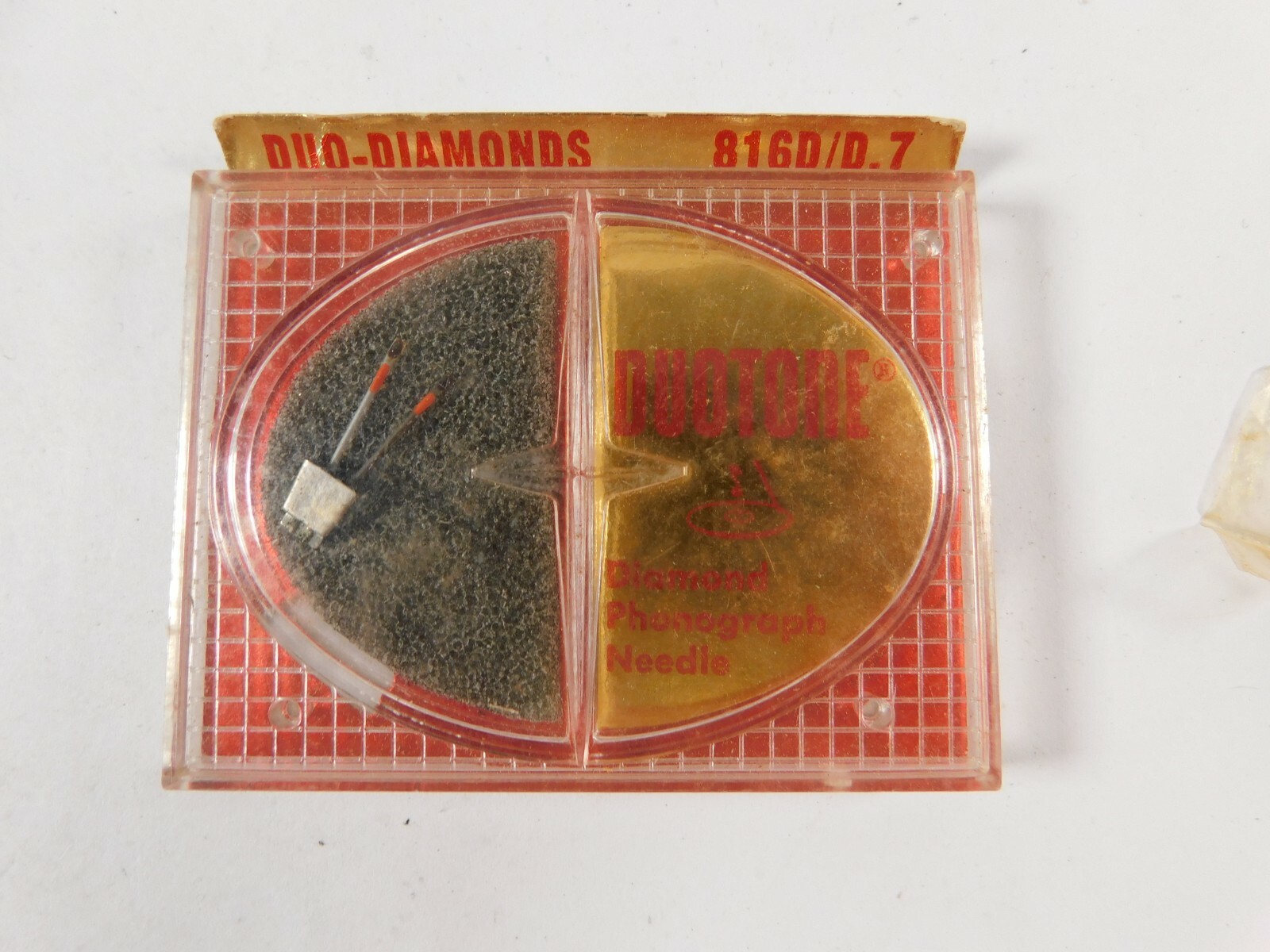 Vtg NOS Duotone Diamond Phono Needle 816D/D.7 Replacement for RCA 106770 RPM 200