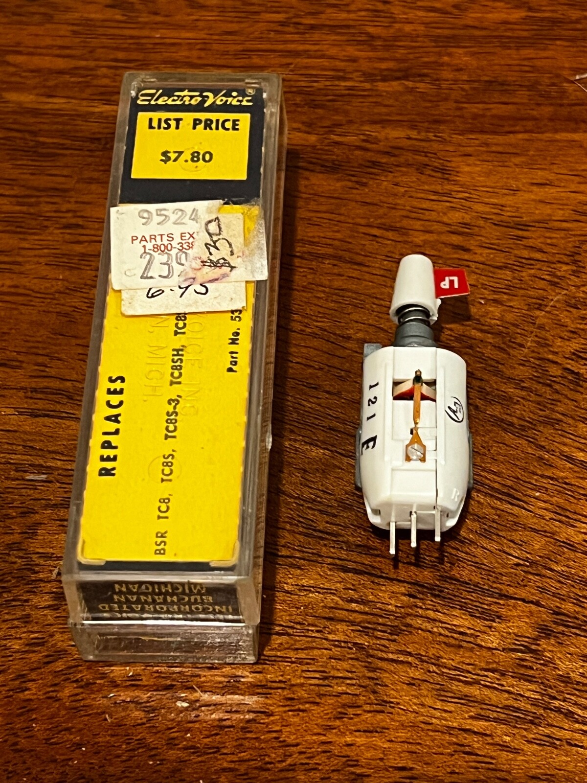 BSR NOS ELECTRO-VOICE 12-E / EV-121 CARTRIDGE/STYLUS REPLACES FULL-FI TC85 CART
