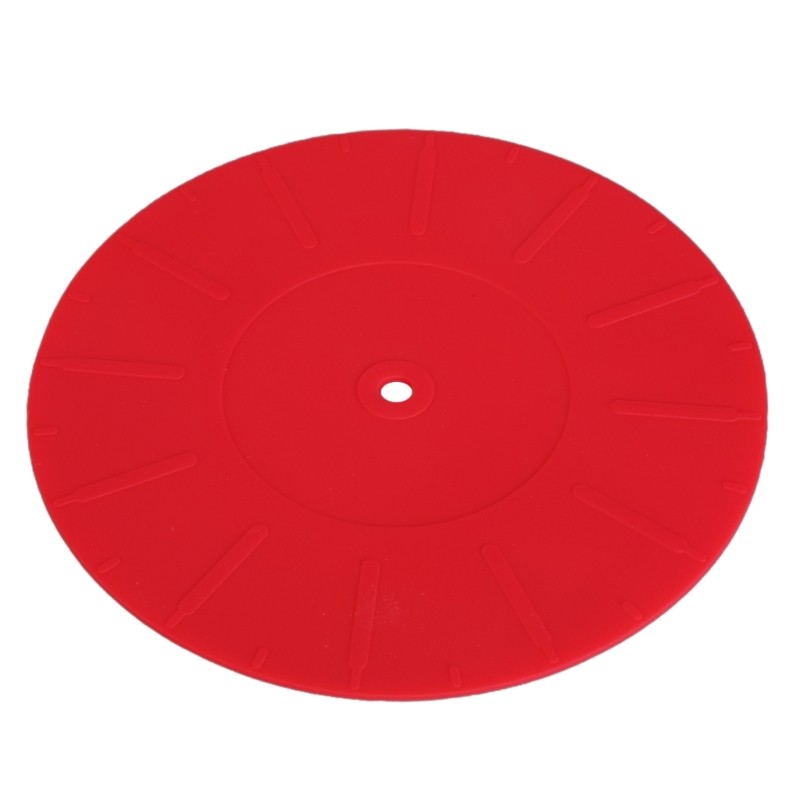 Turntables Records Player Pad for Phonographs Flat Silicone Mats Records Slipmat