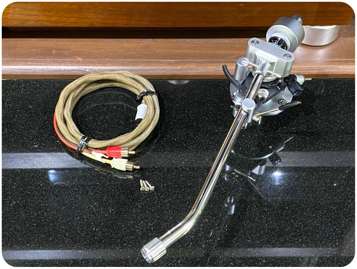 SONY PUA-1600L Tonearm Long Type w/ PHONO Cable Tested Works Japan ZH0GS03 2.0