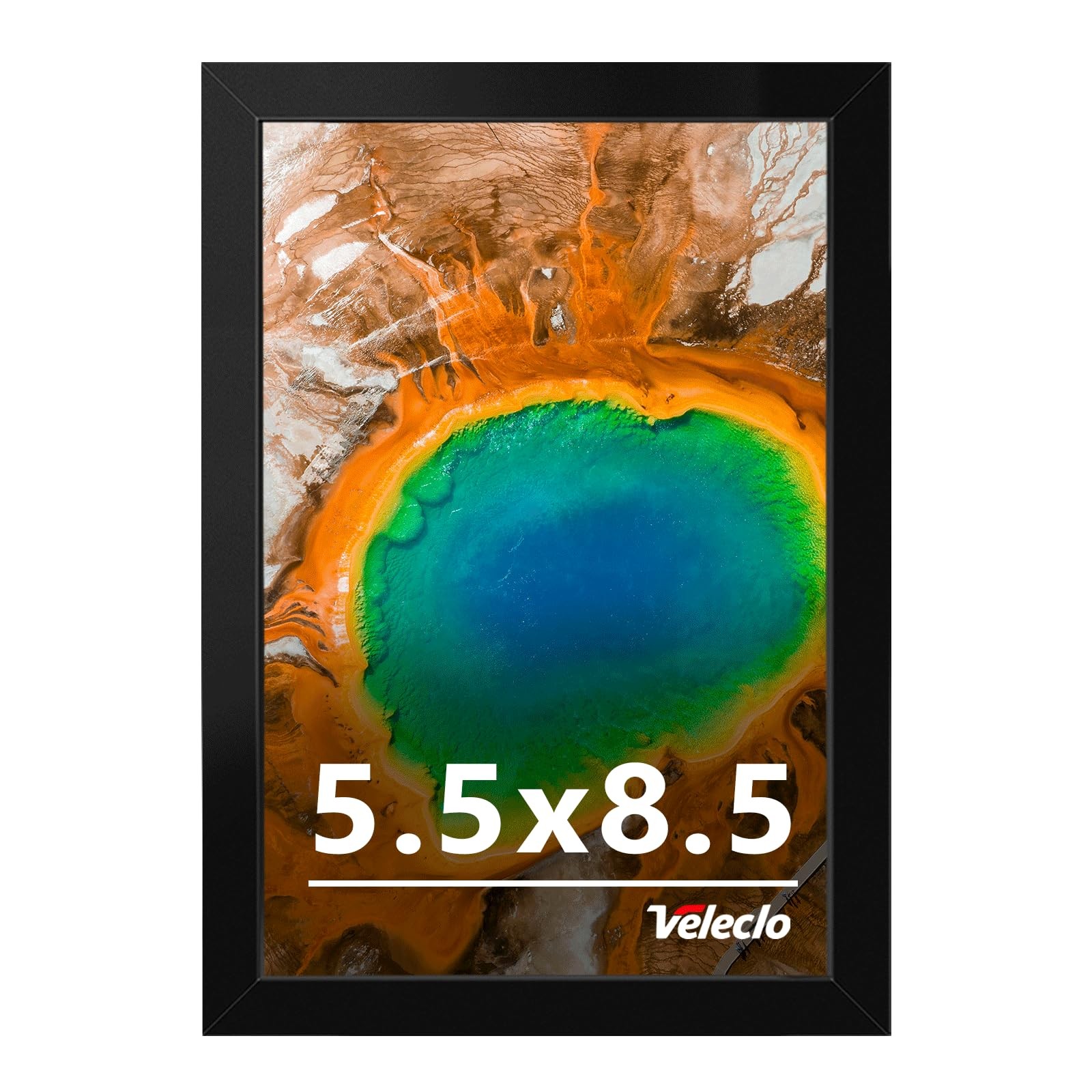 Veleclo 5.5×8.5 Picture Frame for Wall Display, Black 5.5×8.5,