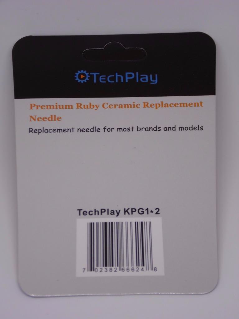 TECHPLAY KPG1 RECORD PLAYER NEEDLE TURNTABLE STYLUS CROSLEY JENSEN TEAC 2-PACK