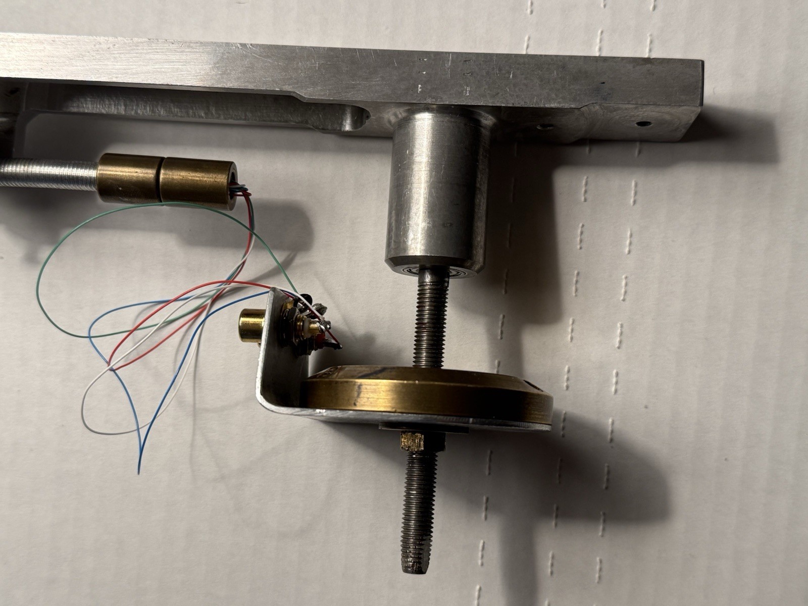 DIY LONG TONEARM FOR PARTS. PROTOTYPE. SOLD AS IS FOR PARTS OR REPAIR