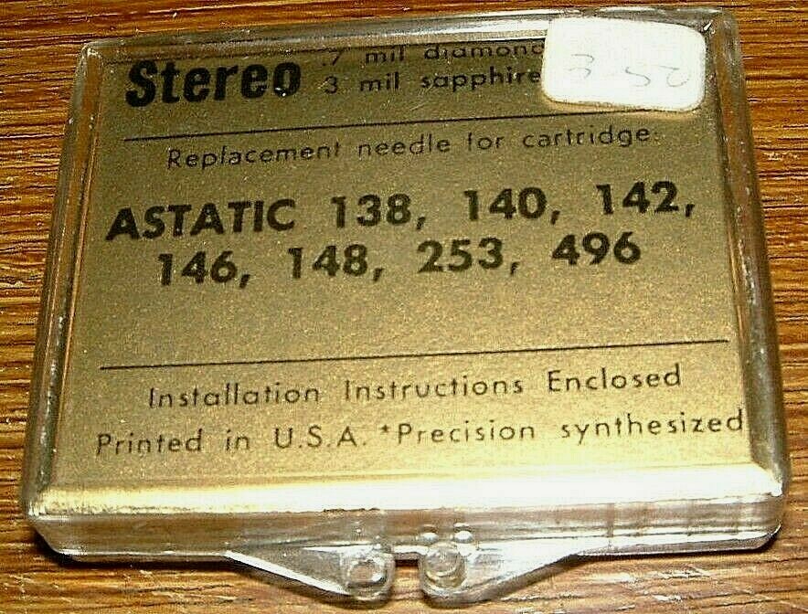 Stereo Record NEEDLE N60-sd for Astatic N50 N70 140 138, 604SD EV2123DS 164-DS73