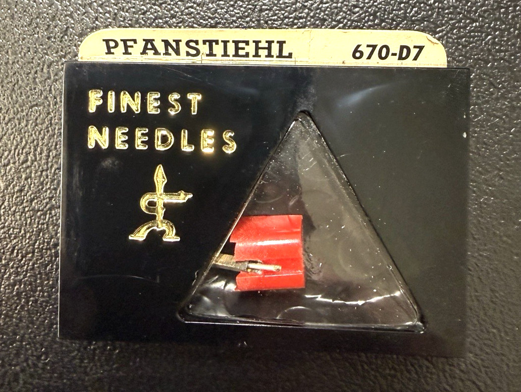 PFANSTIEHL 670-D7 SONY ND125P STYLUS FOR SONY VM21P TURNTABLE NOS + FREEBIE!!!
