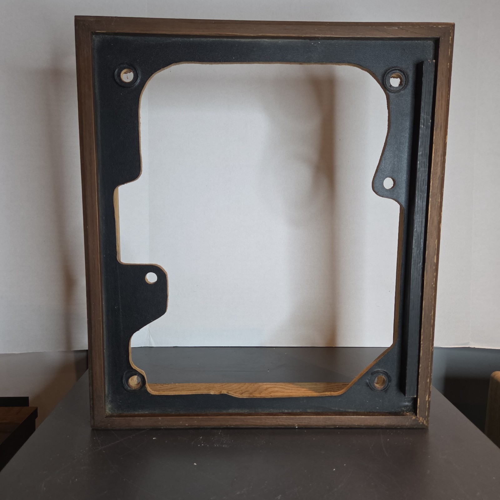 Elac Miracord 750 Turntable Parts – Wooden Plinth. Base