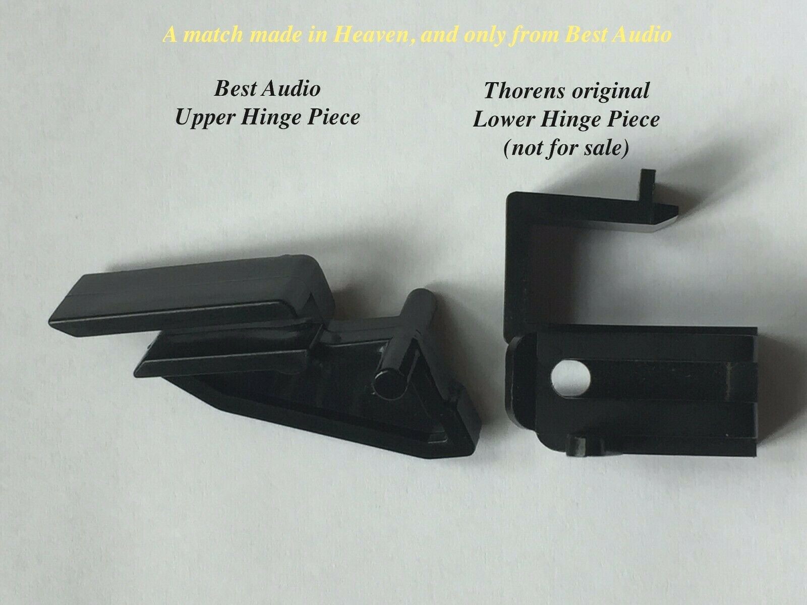 Best Audio Dustcover Hinge for Thorens TD-165 TD-166 MKII Turntables Plus More