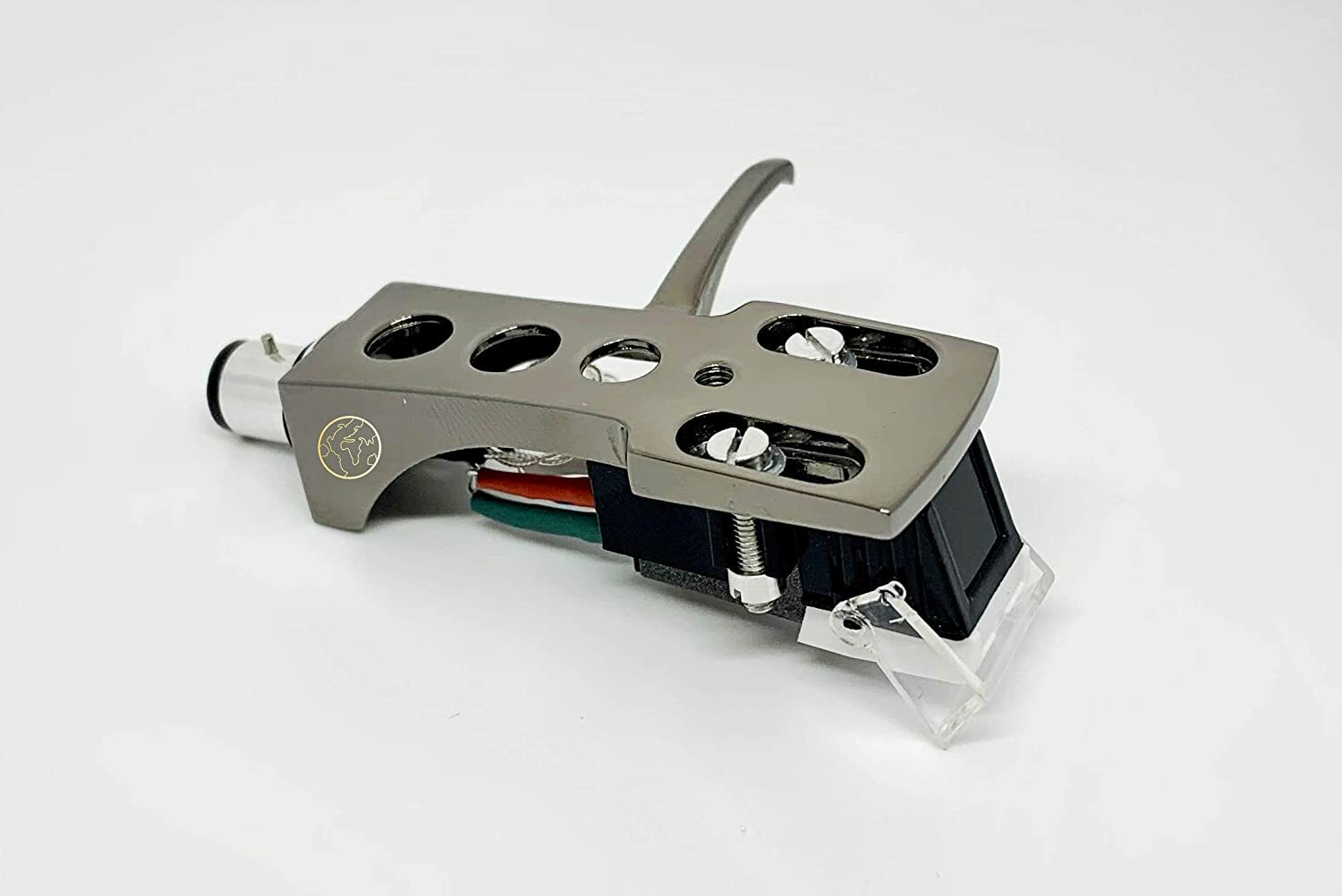 Black Cartridge, Stylus and Titanium Headshell with mounting bolts for Technics