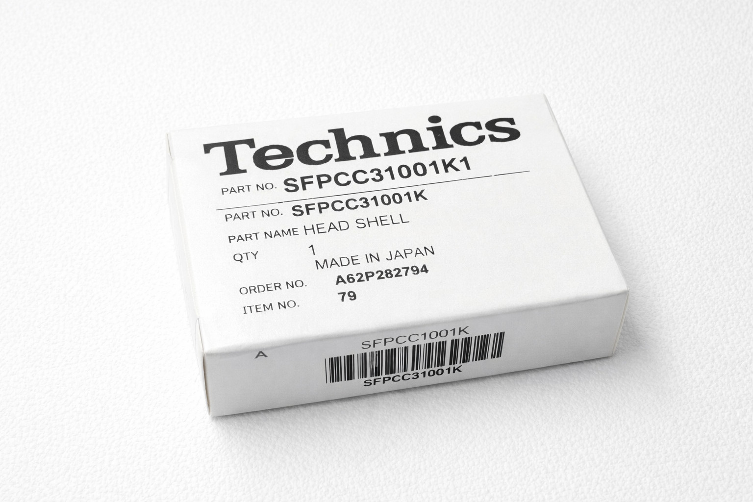 Technics SL-1200 MK2 SL-1200GR Headshell + accesories SFPCC31001K1