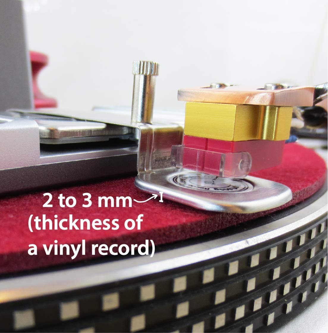 Digital Turntable Stylus Force Scale Gauge – Precision VTF Tool for Tonearm, 0.0