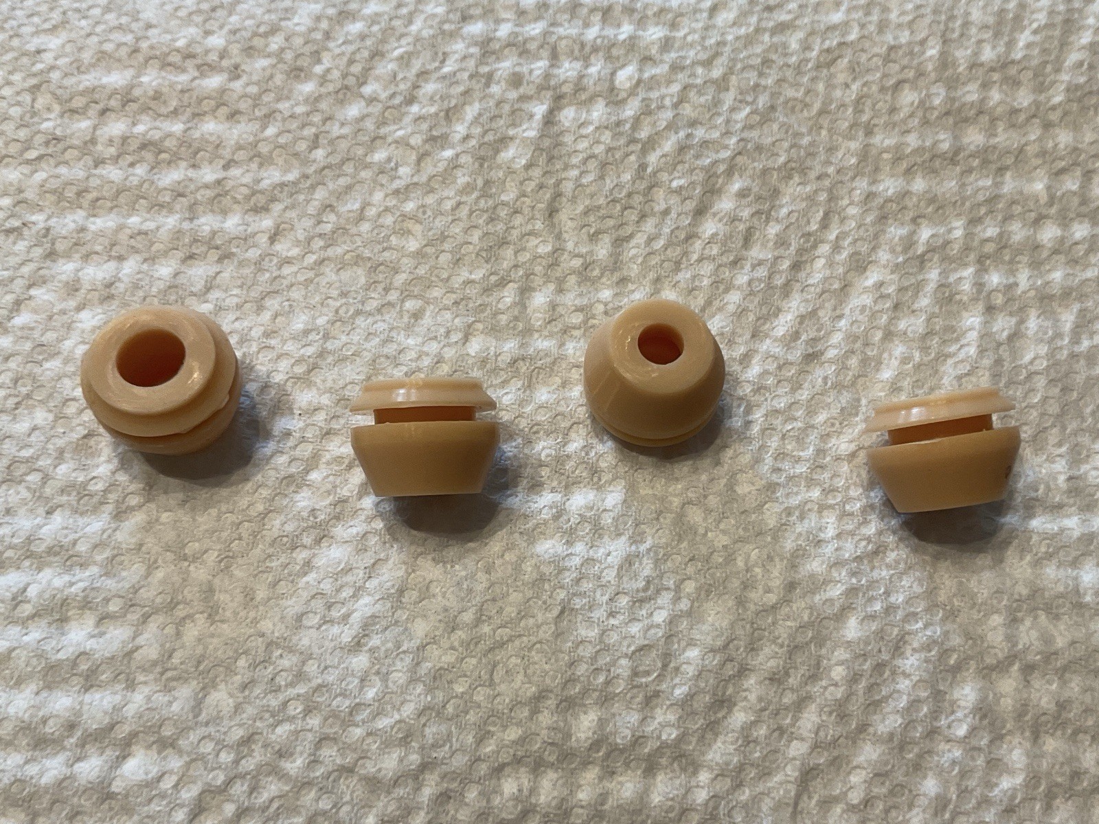 Garrard RC88 & RC98 Record Changer Natural Rubber Motor Mount Grommets Set Of 4