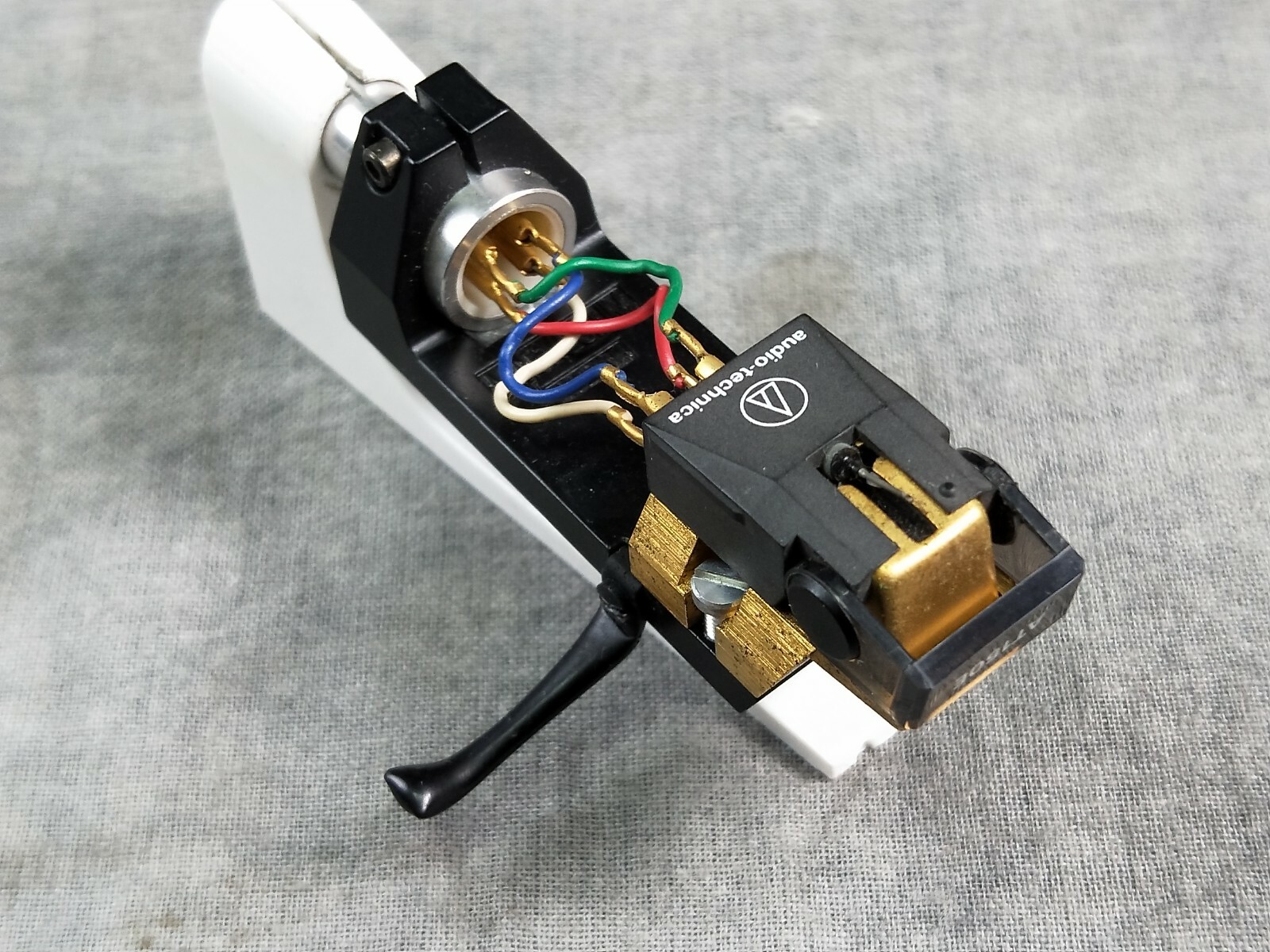 Audio-Technica AT-150E MS-9 Headshell MC Cartridge In VG Condition