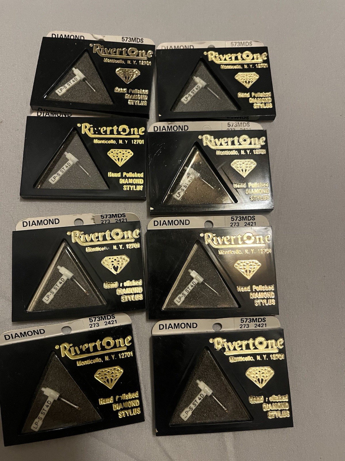 Rivert One 573MDS Hand Polished Diamond Stylus Replacement Record Needle New Lot