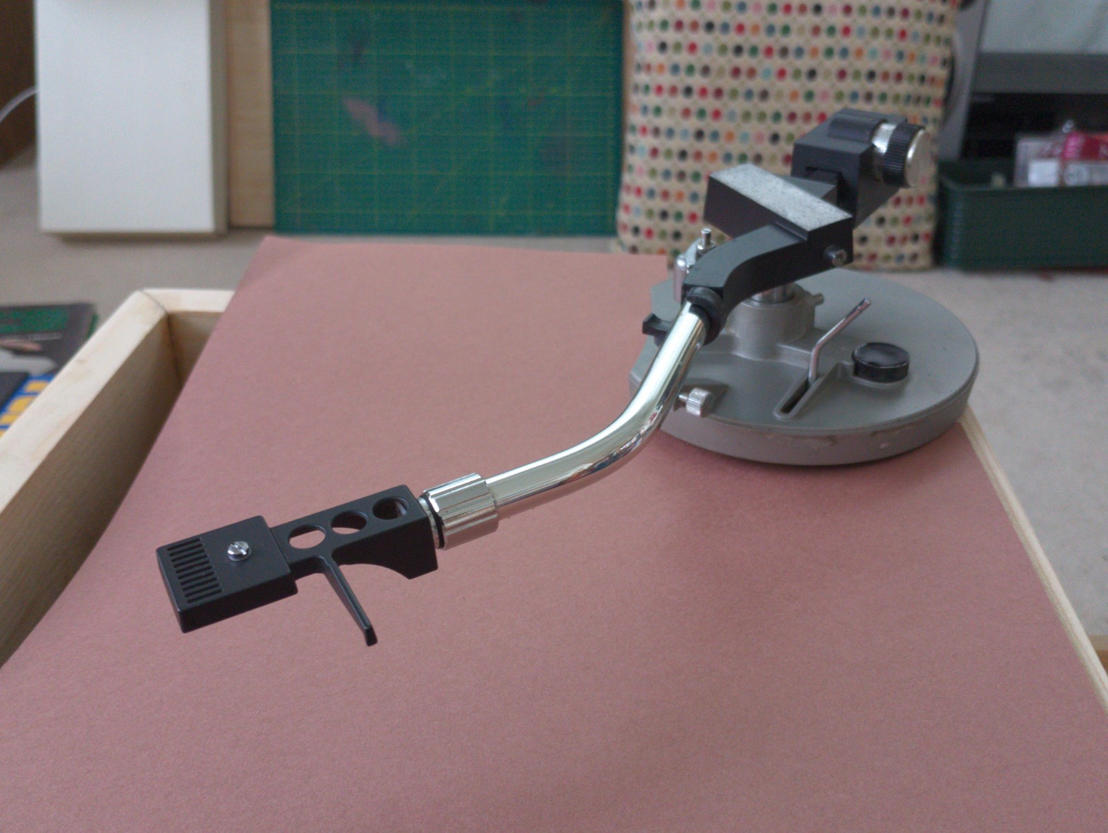 Technics EPA-120 SL-1200 MKI Phono Turntable Tonearm w/ Base, Cable & Headshell