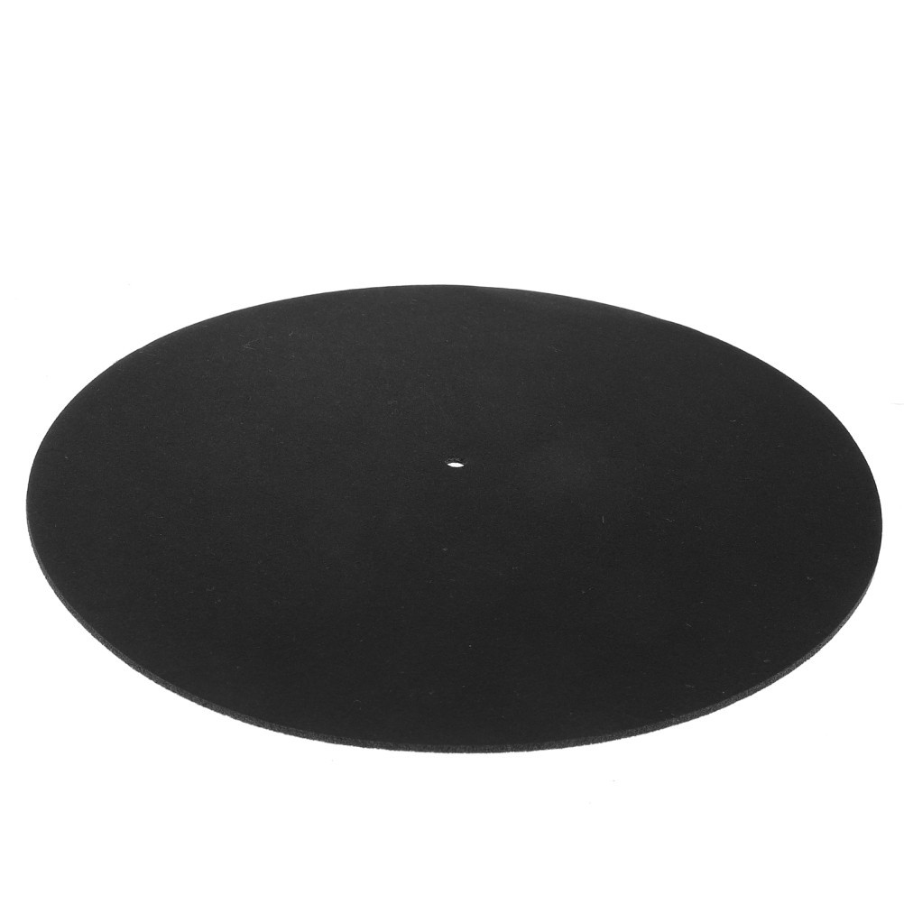 Anti Static Felt Record Mat Black Vinyl Record Protective Pad for Turntable Use