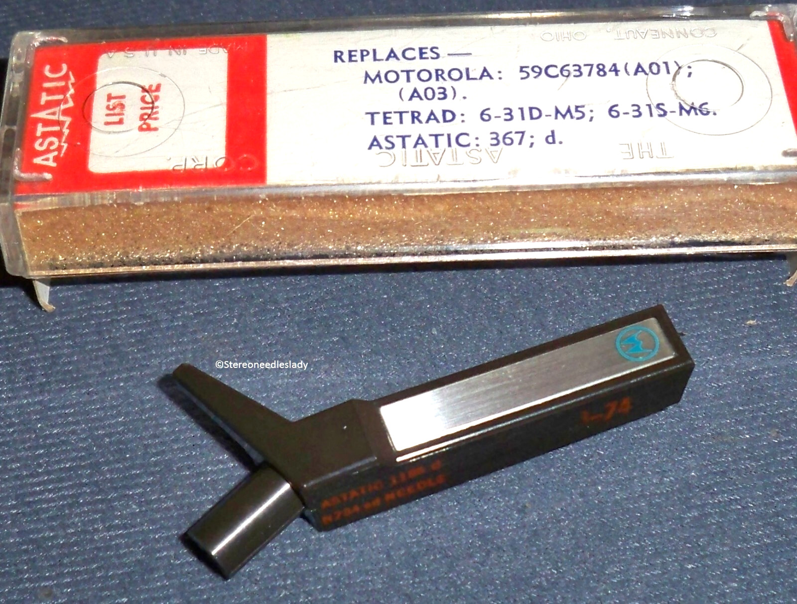Astatic 1186d 1186 Motorola Tetrad Astatic 367 367d RECORD PHONOGRAPH CARTRIDGE