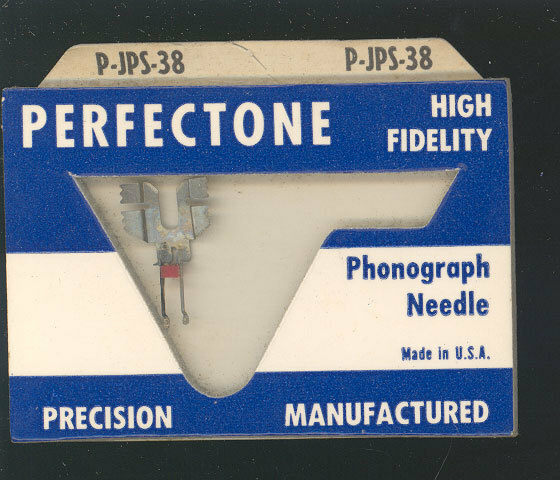 Perfectone P-JPS-38 Shure 16 33 45 78 rpm Sapphire Tip needle