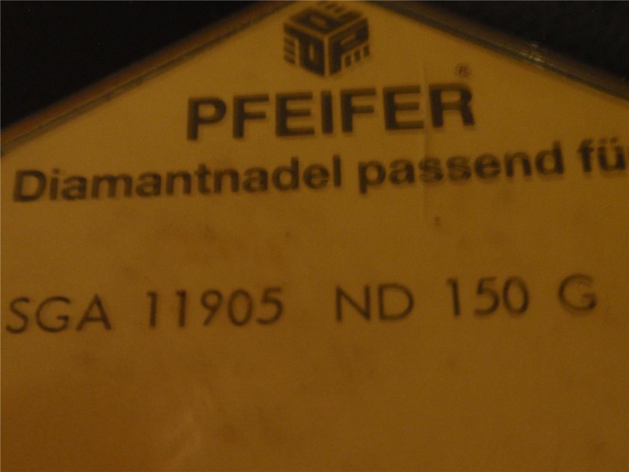 PFEIFER DIAMANTNADEL SGA 11905 ND 150 G NOS ELYPTYCAL STYLUS