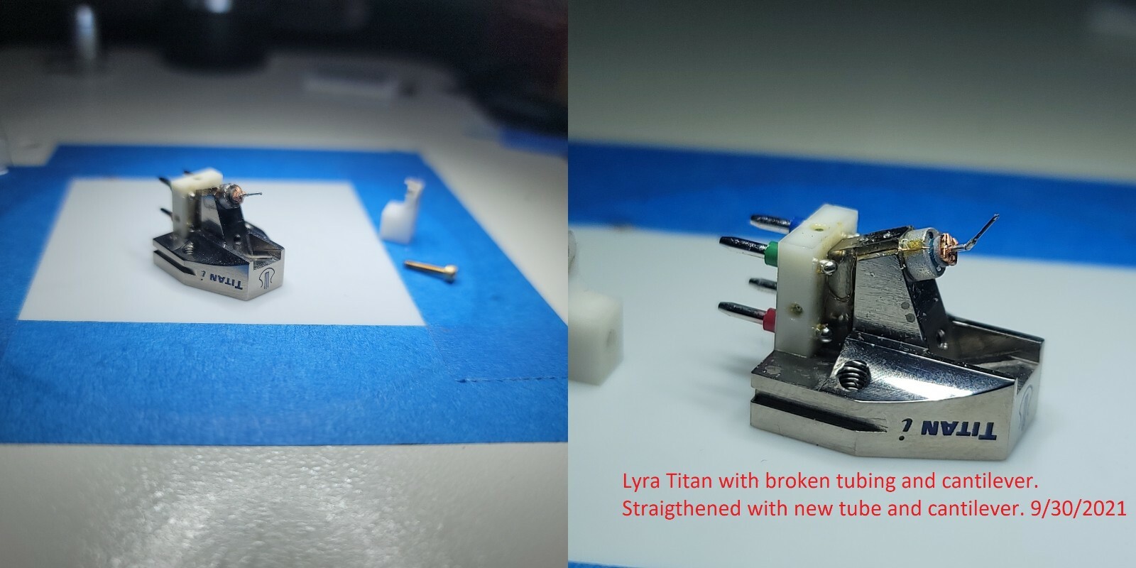 Lyra Moving Coil MC Cartridge Specialized Retipping Service. Boron Line Contact