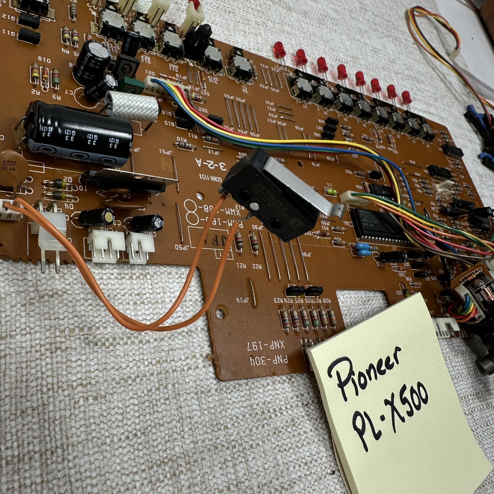 Pioneer PL-X500 Turntable Parts – Control Circuit Board – Read
