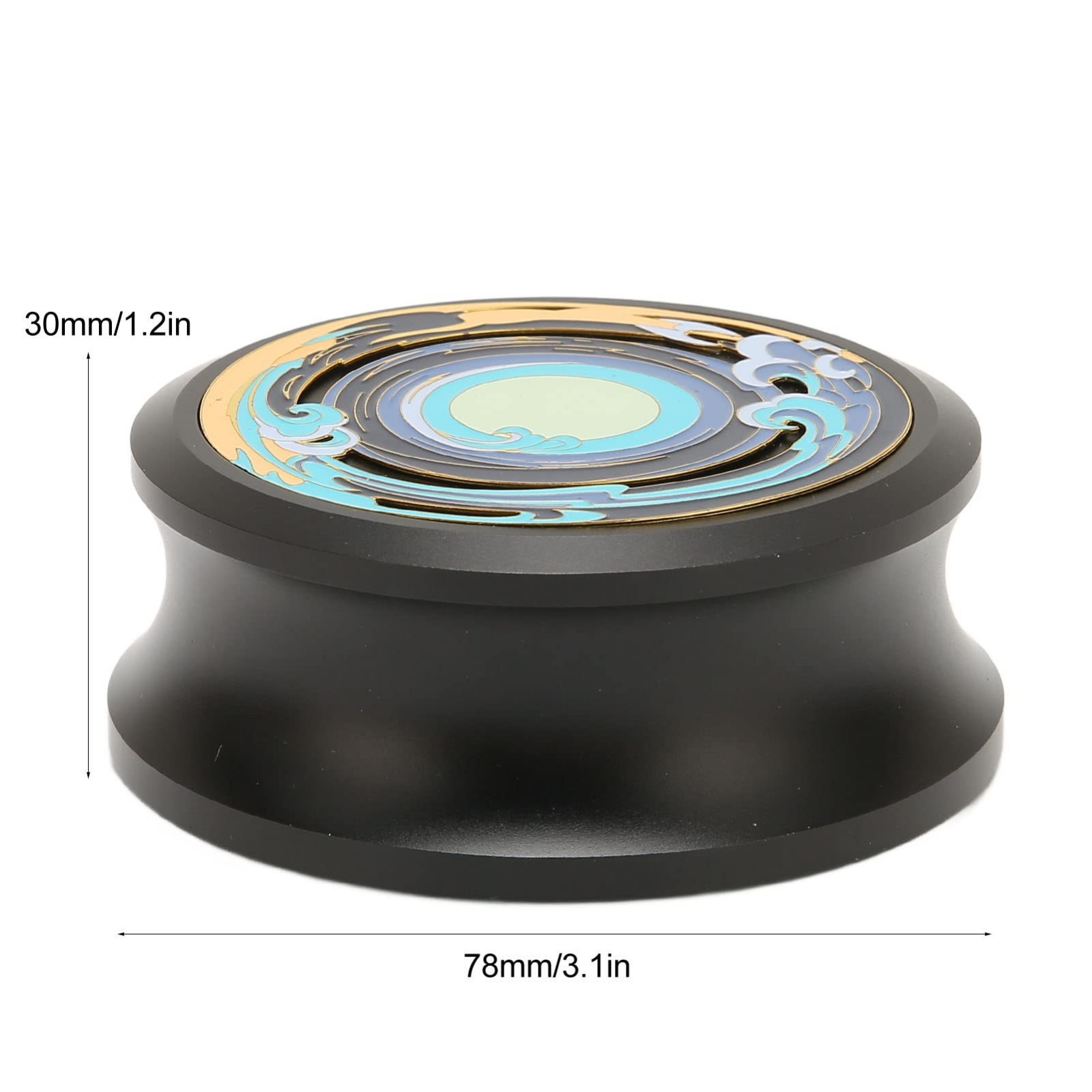 Professional HiFi Record Weight Stabilizer Clamp with Silicone Pad for Turntable