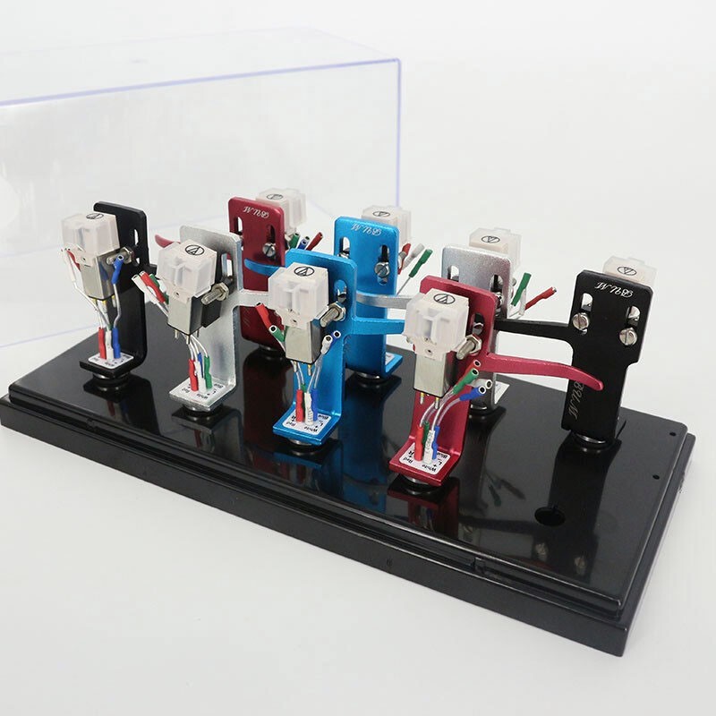 Headshell Cartridge Keeper Phono Shell Case Acrylic Box Turntable Stylus Holder