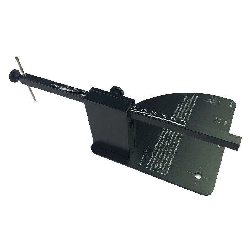 Vinyl LP Turntable Alignment Protractor For Phono Record Cartridge Stylus mmezfL