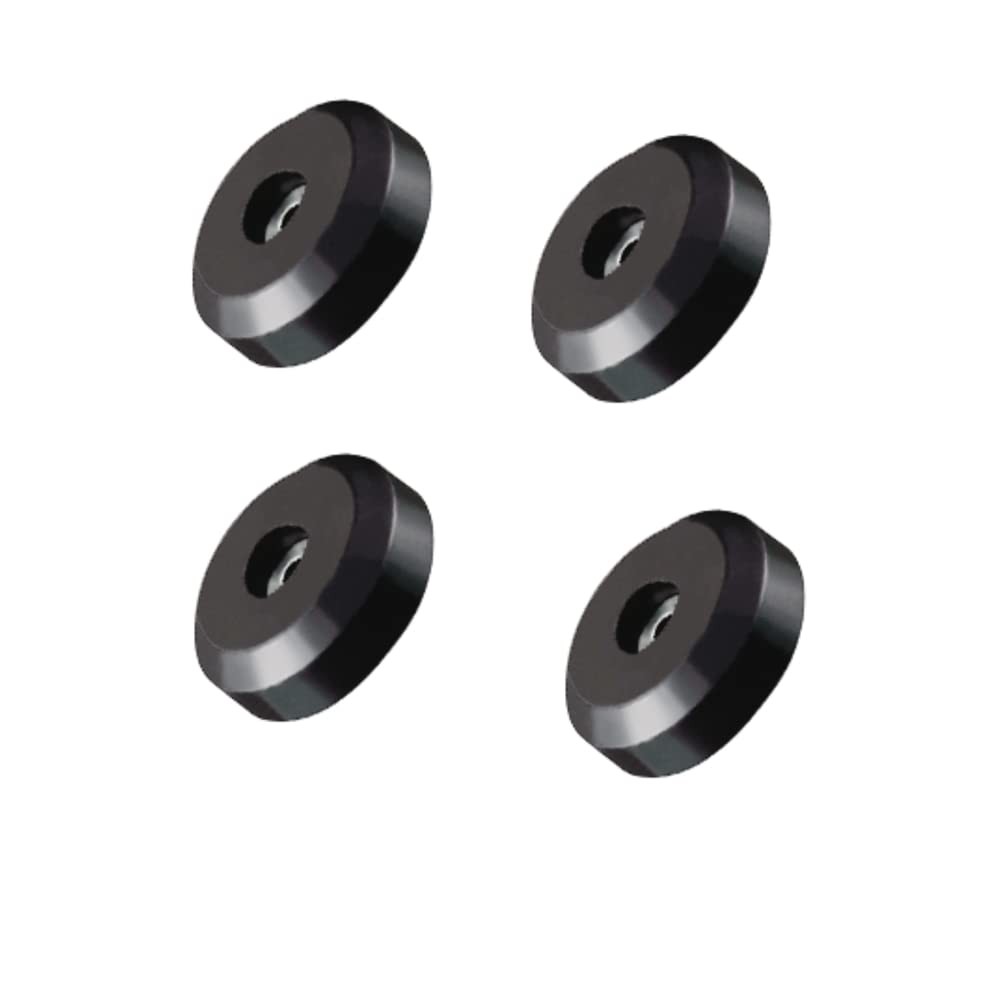4-Pack Premium Speaker Isolation Pads – Anti-Vibration Feet for Turntable Amp…